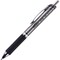 Integra Pen, Gel, Retractable, 0.7mm, 12/DZ, Black Ink/Grip/Accents PK ITA36199 - alternate 1